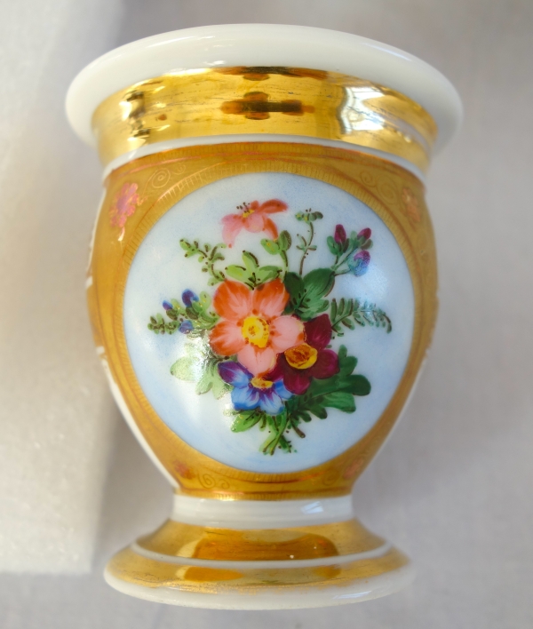 Empire Paris porcelain coffee set for 8 guests, Empire period, early 19th century - 12 pieces