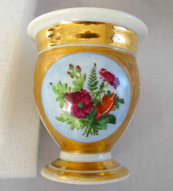 Empire Paris porcelain coffee set for 8 guests, Empire period, early 19th century - 12 pieces