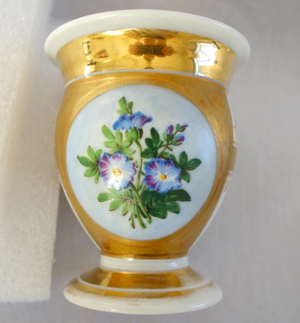 Empire Paris porcelain coffee set for 8 guests, Empire period, early 19th century - 12 pieces