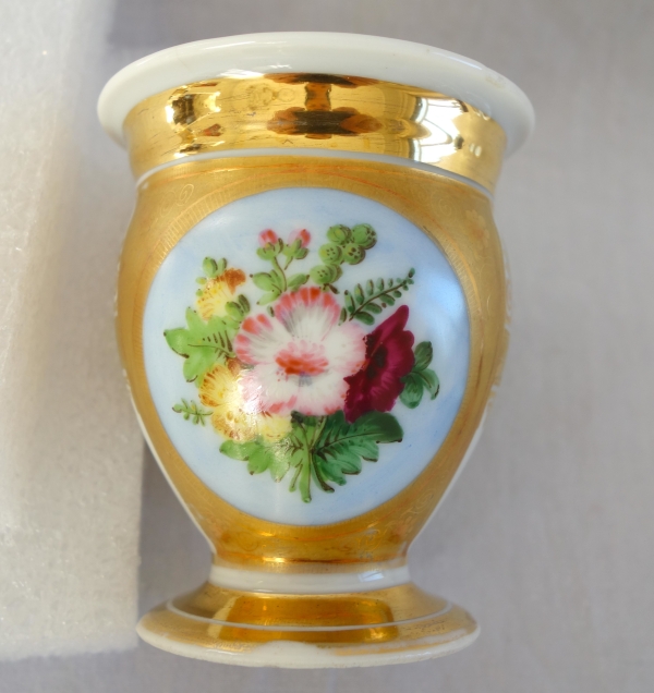 Empire Paris porcelain coffee set for 8 guests, Empire period, early 19th century - 12 pieces