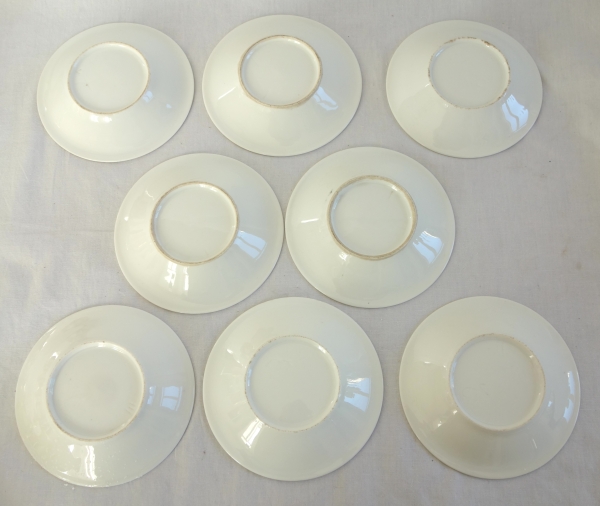 Empire Paris porcelain coffee set for 8 guests, Empire period, early 19th century - 12 pieces