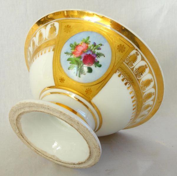 Empire Paris porcelain coffee set for 8 guests, Empire period, early 19th century - 12 pieces