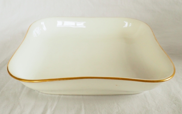 Nast : Empire porcelain creamware set enhanced with fine gold - early 19th century