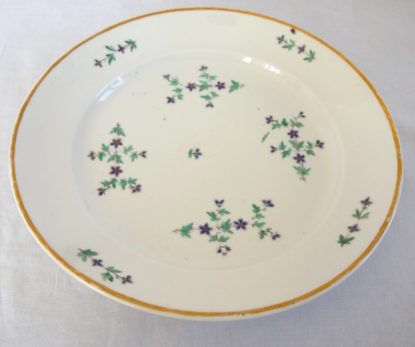 18th century Paris porcelain table set - 58 pieces