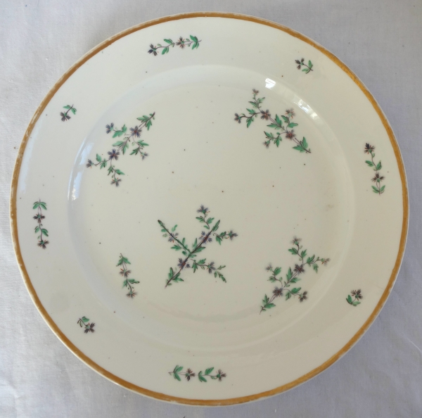 18th century Paris porcelain table set - 58 pieces
