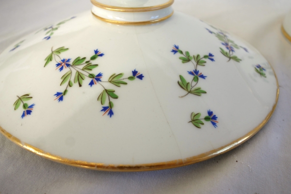 Dihl et Guerhard Manufacture : Louis XVI style table set - 43 pieces - Empire period