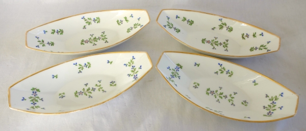 Dihl et Guerhard Manufacture : Louis XVI style table set - 43 pieces - Empire period