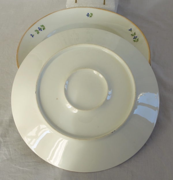 Dihl et Guerhard Manufacture : Louis XVI style table set - 43 pieces - Empire period