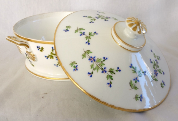Dihl et Guerhard Manufacture : Louis XVI style table set - 43 pieces - Empire period