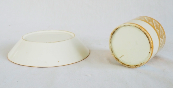 Empire porcelain litron-shaped coffee cup attributed to Dagoty