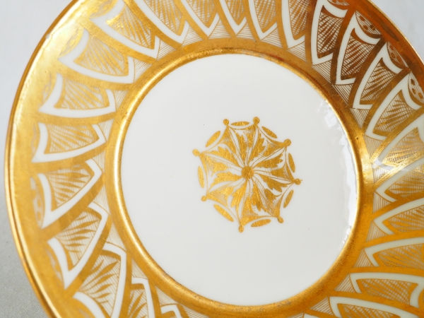 Empire porcelain litron-shaped coffee cup attributed to Dagoty