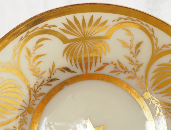 Empire porcelain litron-shaped coffee cup attributed to Darte