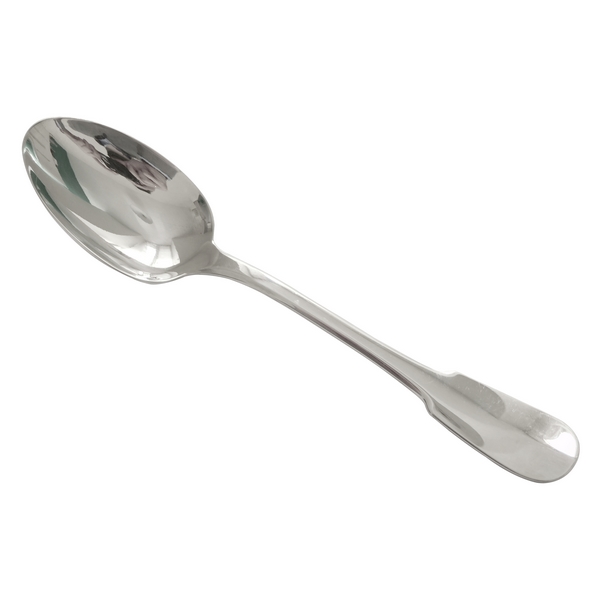 Christofle silver plated table spoon, Cluny pattern