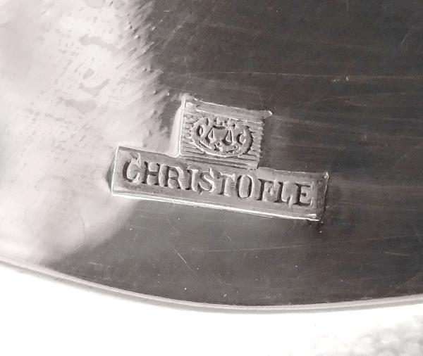 Cuillère à café en métal argenté, Christofle, modèle Cluny (Uniplat / Vieux Paris)