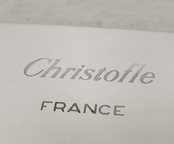 Christofle : silver plated table knife, Malmaison pattern