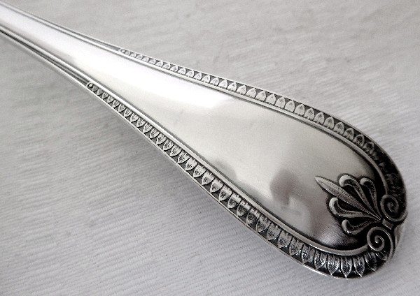 Christofle : silver plated table spoon, Malmaison pattern
