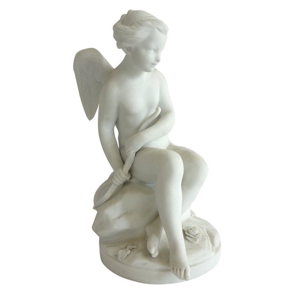 Samson Manufacture : porcelain biscuit sculpture after Falconet, Louis XVI style