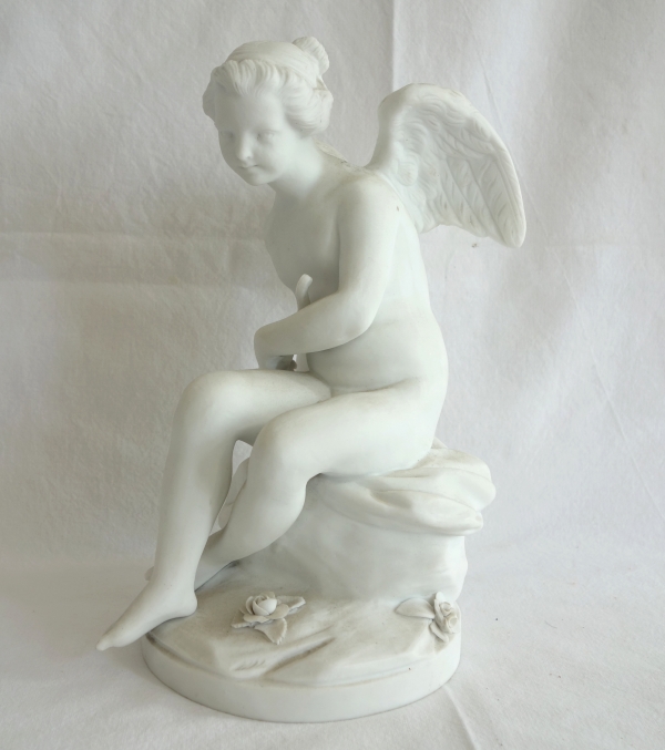 Samson Manufacture : porcelain biscuit sculpture after Falconet, Louis XVI style