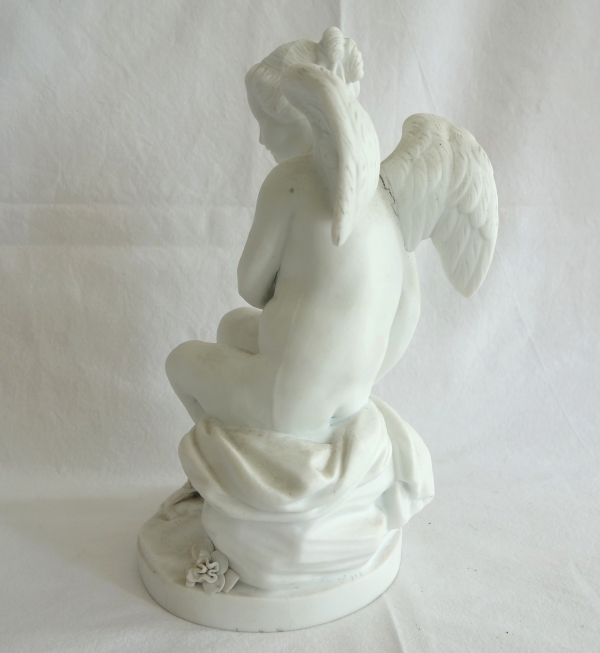 Samson Manufacture : porcelain biscuit sculpture after Falconet, Louis XVI style