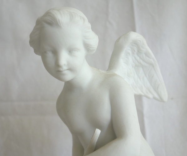 Samson Manufacture : porcelain biscuit sculpture after Falconet, Louis XVI style