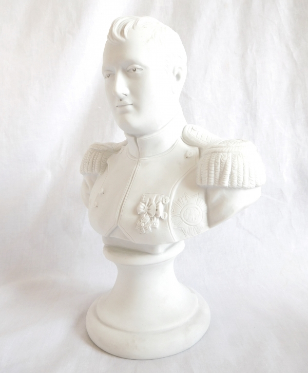 Emperor Napoleon Ier biscuit bust after Canova - 19th century