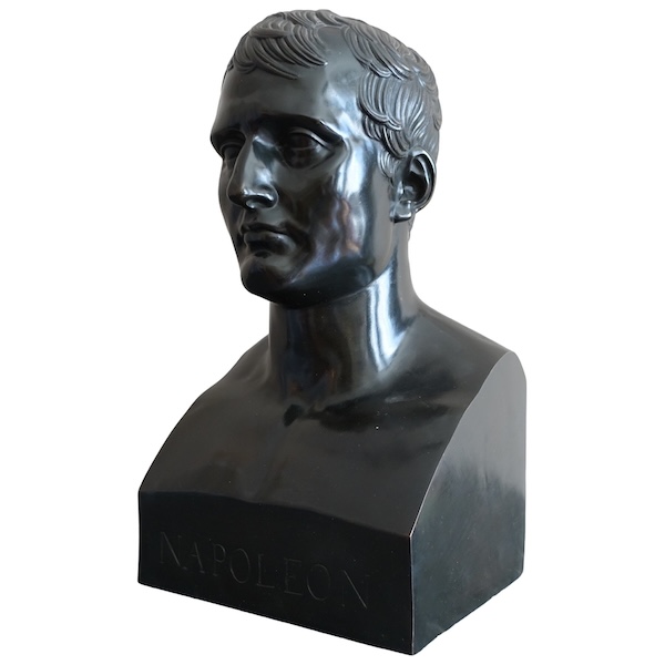 Bronze bust of Emperor Napoleon as Hermes - Empire period, early 19th century