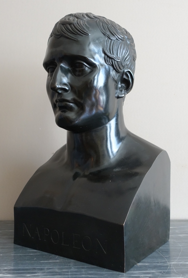 Bronze bust of Emperor Napoleon as Hermes - Empire period, early 19th century