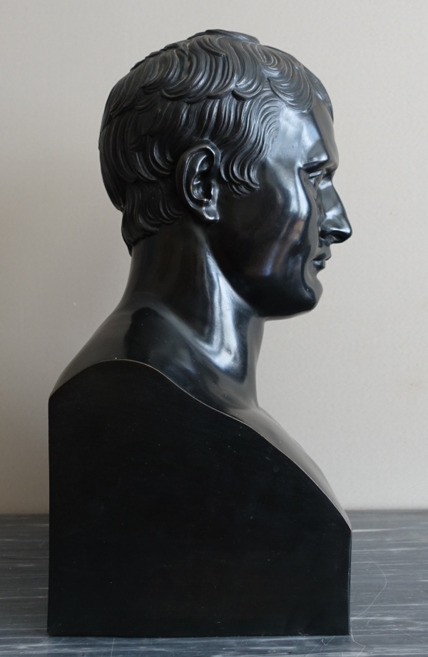 Bronze bust of Emperor Napoleon as Hermes - Empire period, early 19th century