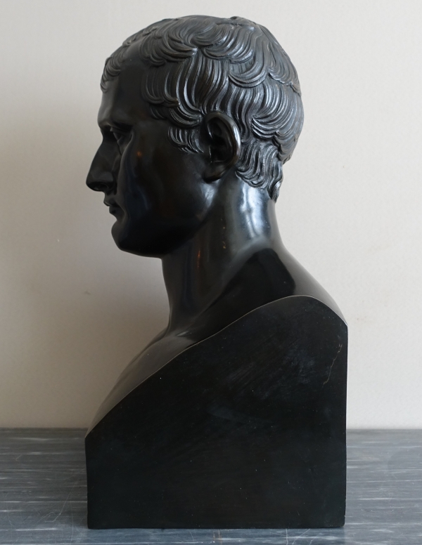 Bronze bust of Emperor Napoleon as Hermes - Empire period, early 19th century