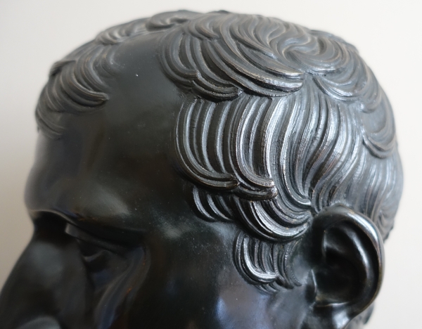 Bronze bust of Emperor Napoleon as Hermes - Empire period, early 19th century