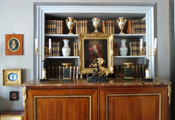 An ormolu and patinated bronze Marly Horse after Coustou - early 19th century
