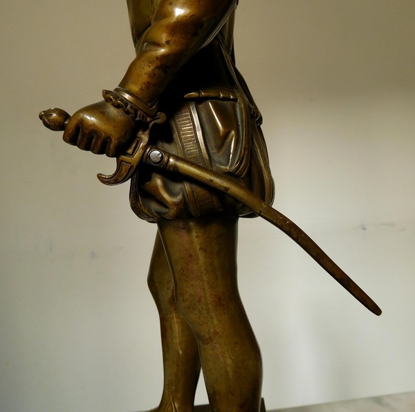 Statue en bronze d'après Bosio : Henri IV enfant