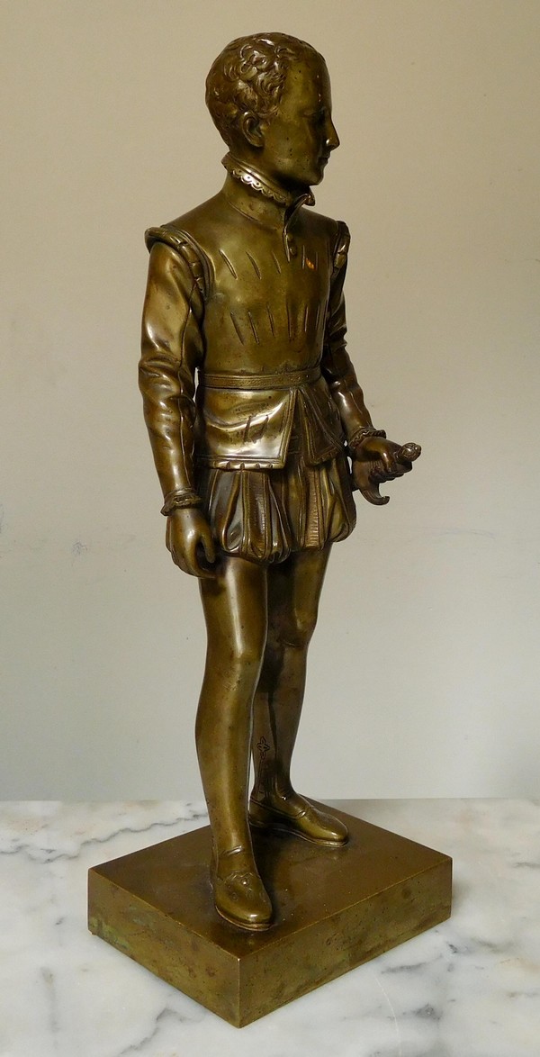 Bronze statue - Henri IV King of France - after Bosio - France 19th century