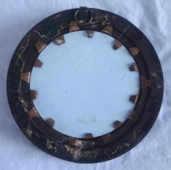 Portrait miniature du Duc de Bordeaux, biscuit de Sèvres façon Wedgwood - Brachard 1821 - Royaliste