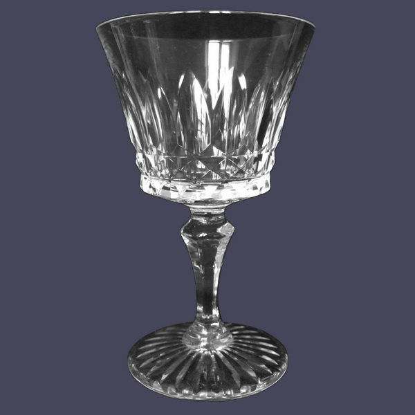 Verre à vin en cristal de Baccarat, modèle Buckingham, 12,8cm, signé