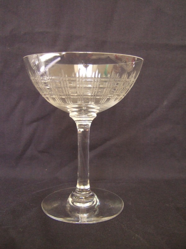 Verre à vin ou à porto en cristal de Baccarat, modèle Cavour - 11,5cm