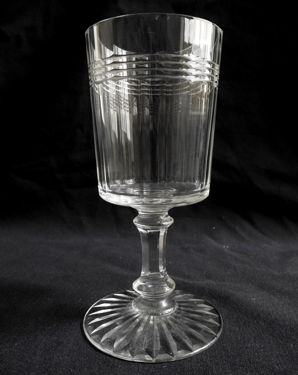 Verre à eau en cristal de Baccarat, modèle Chicago version luxe - 15cm