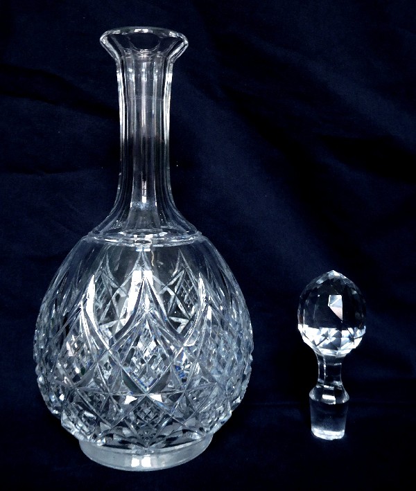 Carafe à vin en cristal de Baccarat, modèle Colbert