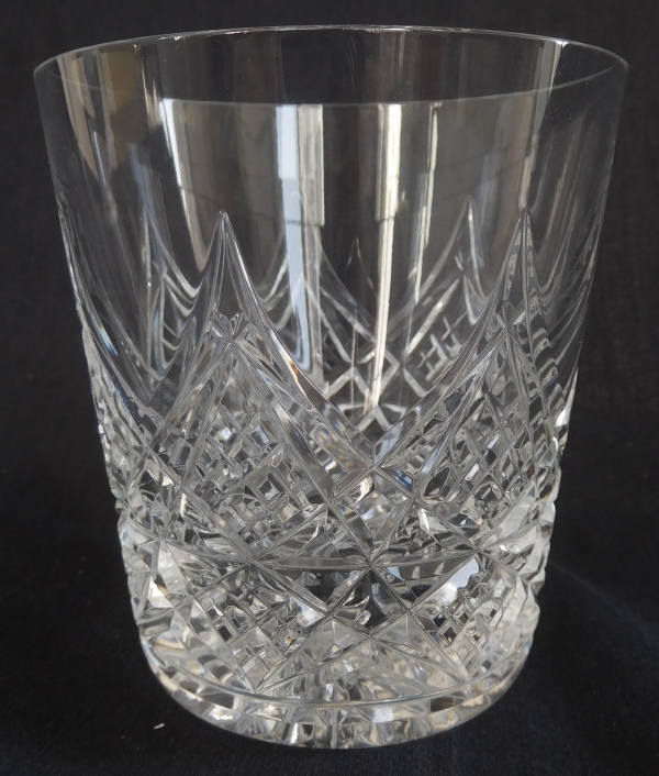 Verre à whisky en cristal de Baccarat, modèle Colbert - signé - 9,4cm