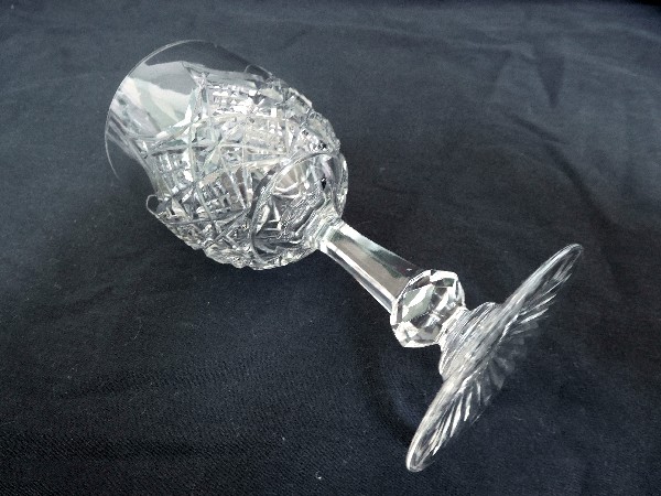 Verre à eau en cristal de Baccarat, modèle Colbert - signé - 17cm