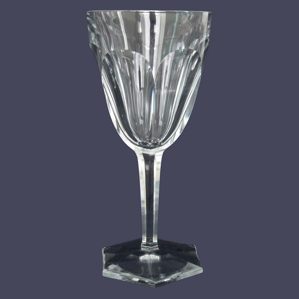 Baccarat crystal wine glass, Compiegne pattern - 14.2cm
