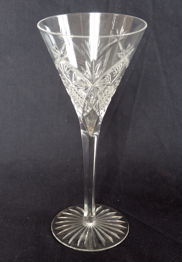 Baccarat crystal white wine or port glass, cut pattern 10834 - 17.1cm
