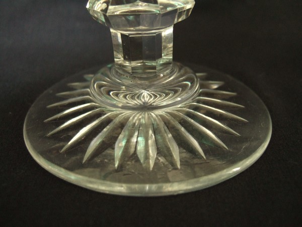 Baccarat crystal wine glass, 19th century - 11cm