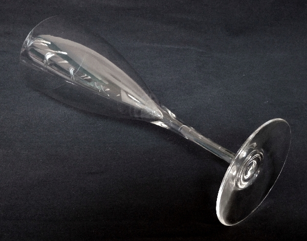 Verre à eau en cristal de Baccarat, modèle Dom Perignon - 22,7cm - signé