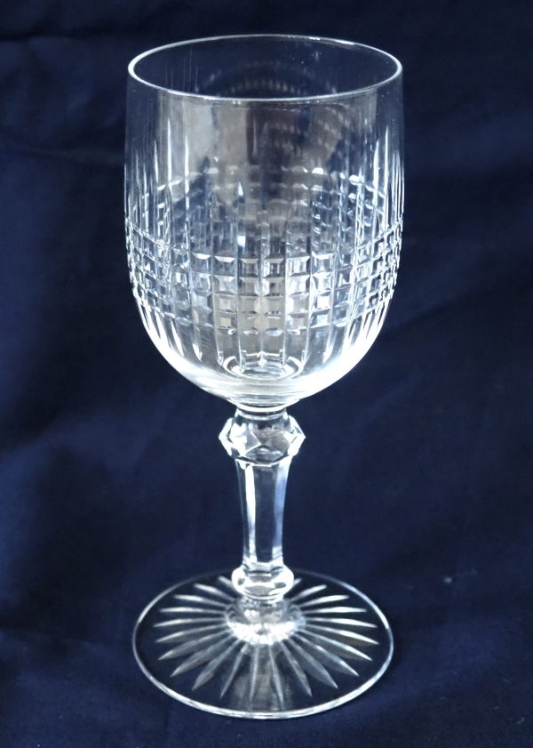 Baccarat crystal water glass, Dombasle pattern - 17.1cm