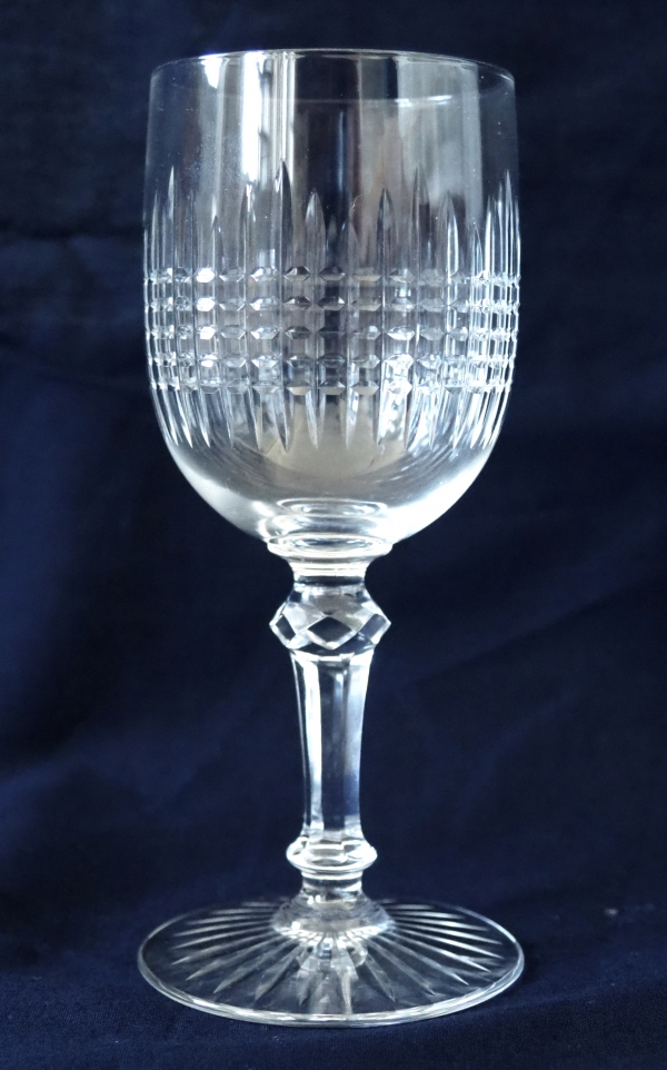 Baccarat crystal water glass, Dombasle pattern - 17.1cm