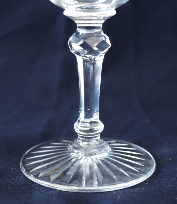 Baccarat crystal port glass / wine glass, Dombasle pattern - 11.8cm