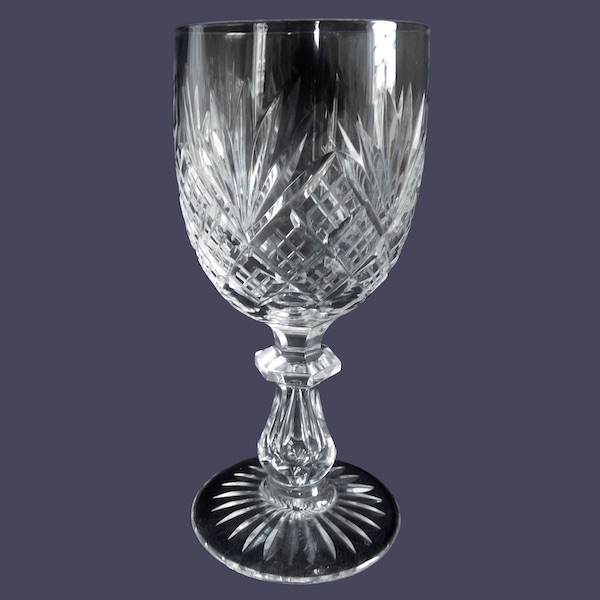 Baccarat crystal wine glass / port glass, Douai pattern sophisticated variant - 11.5cm