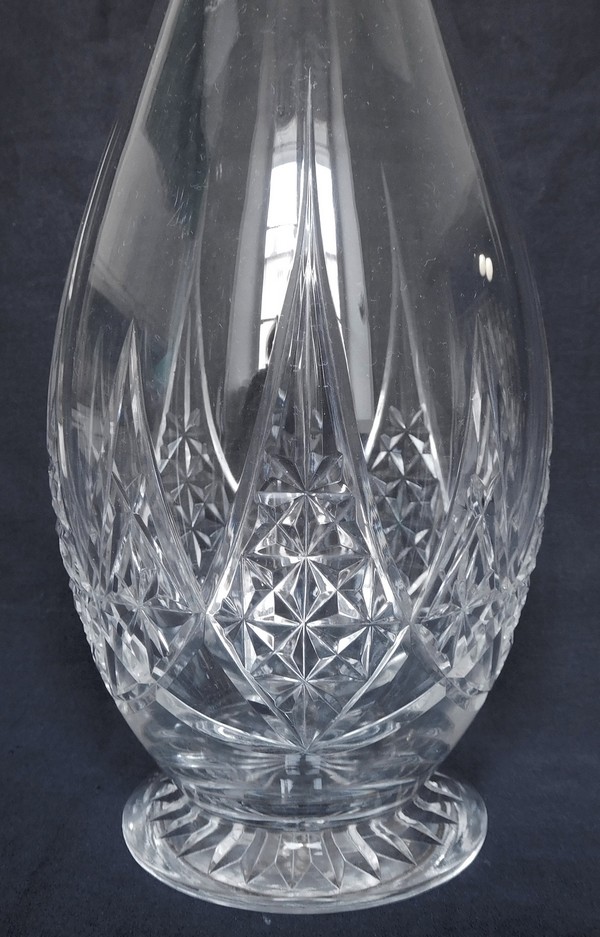 Baccarat crystal wine decanter, Epron pattern - 36cm