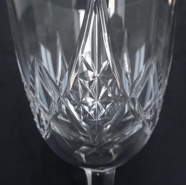 Baccarat crystal water glass, Epron pattern - 16,9cm